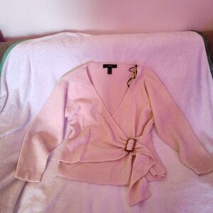 Forever 21 Pink Ribbed Sweater